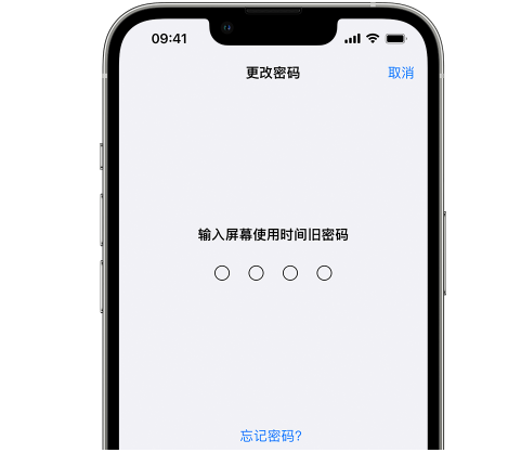 岭口镇iPhone屏幕维修分享iPhone屏幕使用时间密码忘记了怎么办 