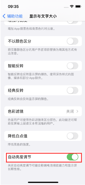 岭口镇苹果15维修店分享iPhone 15 Pro系列屏幕亮度 